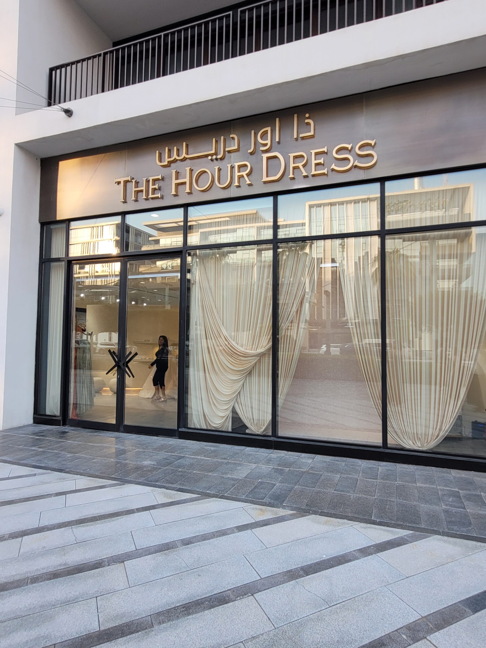 store exterior of The Hour Dress Dubai
